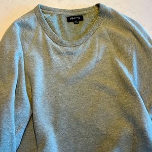 Madewell XL Men Green Crewneck Sweatshirt